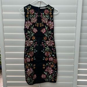 Alice + Olivia Embroidered Dress